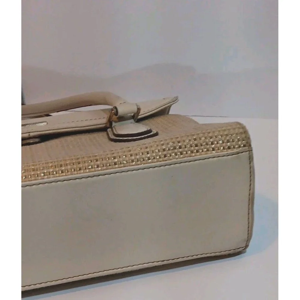 liz claiborne Shoulder Bag Handbag Purse Almond Beige